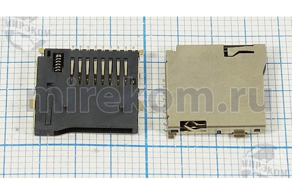 держ карт SD micro\ 9C4Cэкр\\SMD\\micro SD-8Eэкр