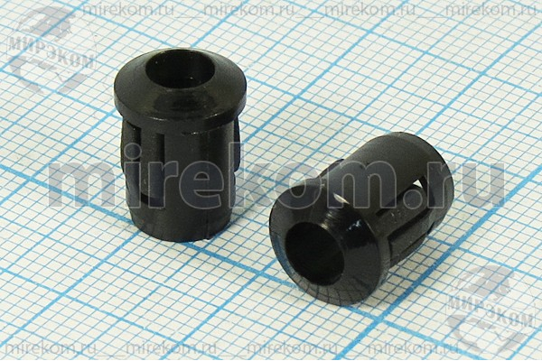 держатель светодиода\ 5мм\10x13\\\чер пл\RTF-5010\