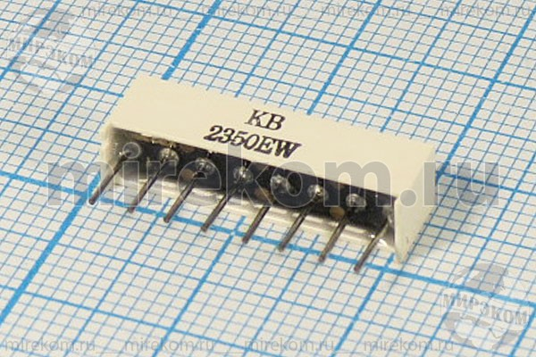 СД шкала  20x10x 6\кр\   50\\бел мат\KB-2350EW\