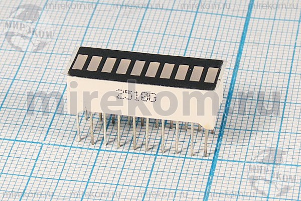 СД шкала  25x10x 8\зелx10\\\бел мат\2510G\