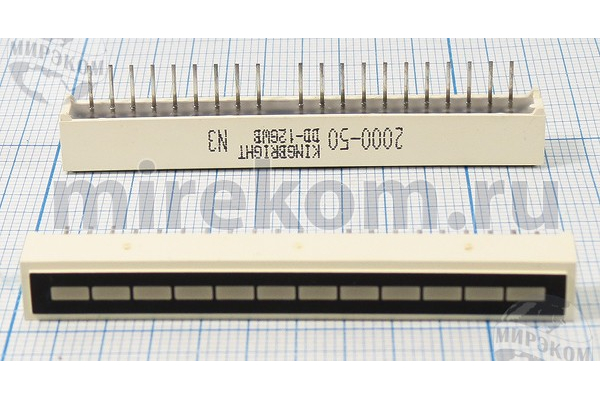 СД шкала  58x 7x 8\зелx12\ 5600\\б/цв мат\DD-12GWB