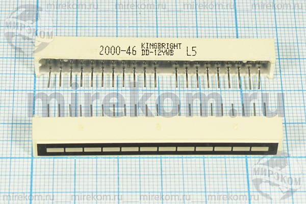 СД шкала  58x 7x 8\желx12\ 3600\\б/цв мат\DD-12YWB