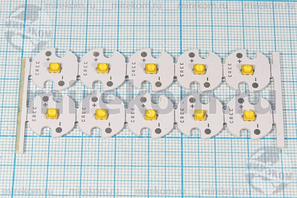 СД модуль   3,3В/700мА\бел\6000К\\120\\\XR-E\CREE