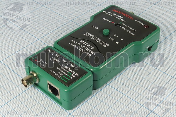 приб тестер кабелей BNC,DTP,STP\MS6810\