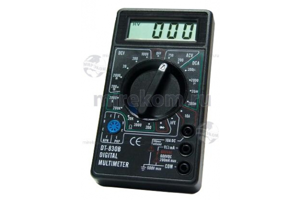 приб мультиметр\цифр\M830B(DT-830B)\черный\DIGITAL