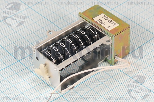 счетчик энергии 7разр\2,5-6В~/1-6Hz\100:1\TD-B31