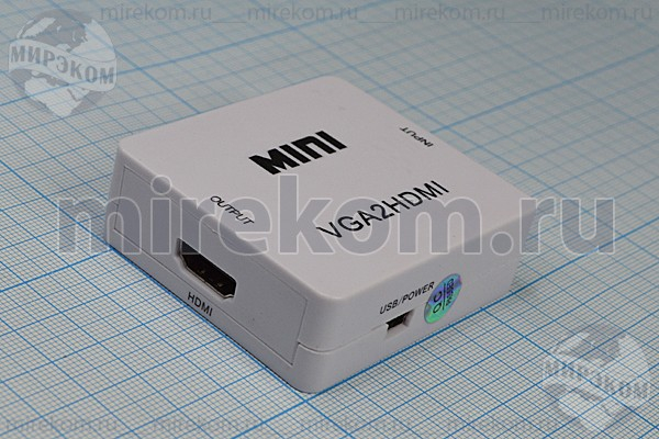конвертер HD VIDEO\гнDBH15/вх-гнHDMI/вых\VGA2HDMI